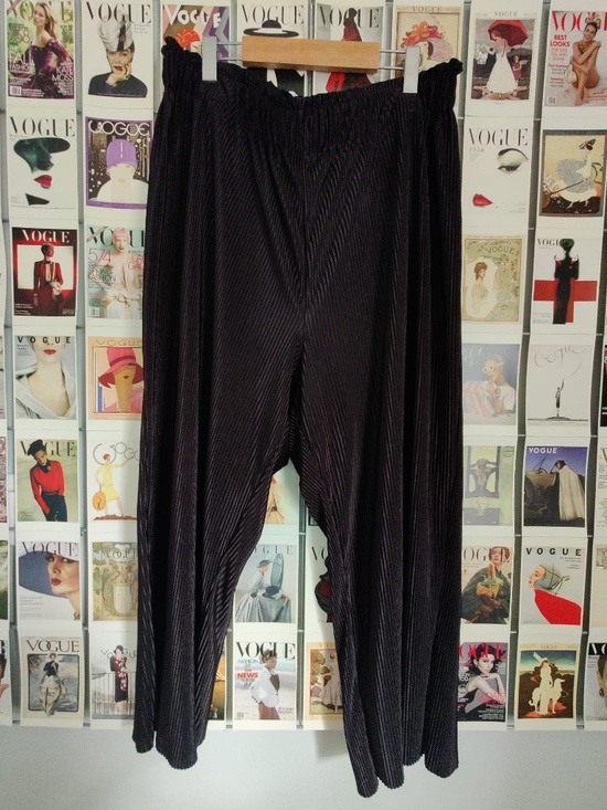 Joe Fresh Pants - Joe Fresh Black Wide-Leg Jersey Culotte Pants – Plus-Size 1X
